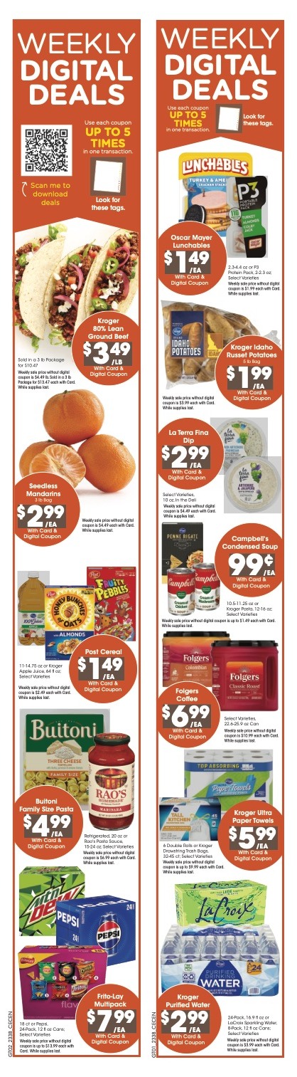 Kroger Weekly Ad 18th – 24th October 2023 Page 2