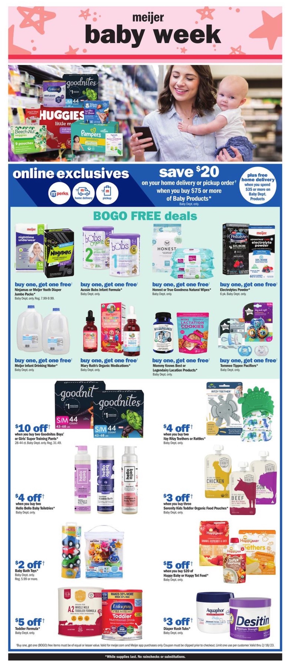 Meijer Ad Baby Week February 12th – 18th, 2023 Page 4