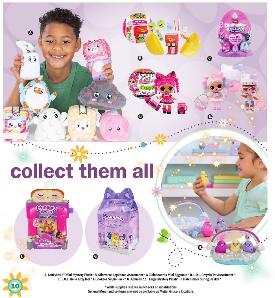Meijer Ad Easter Toy Guide 17th – 31st March 2024 Page 10