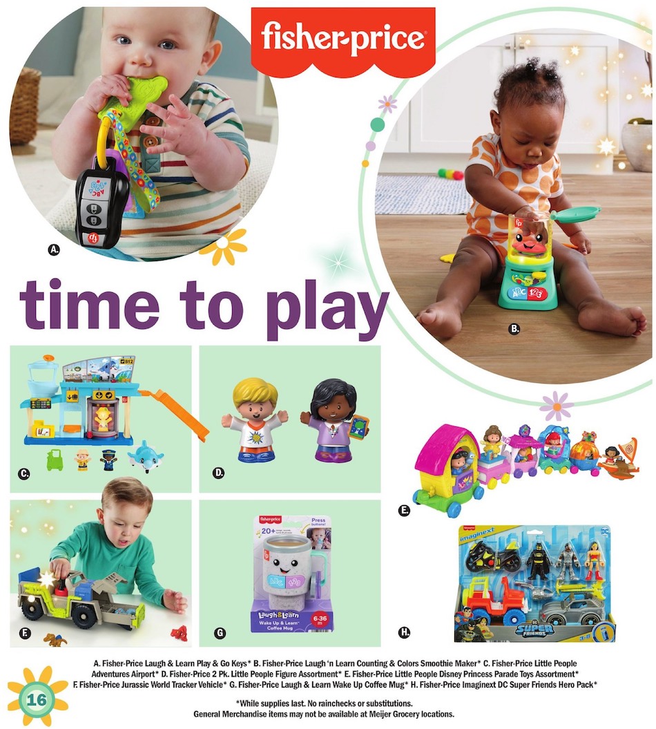Meijer Ad Easter Toy Guide 17th – 31st March 2024 Page 16