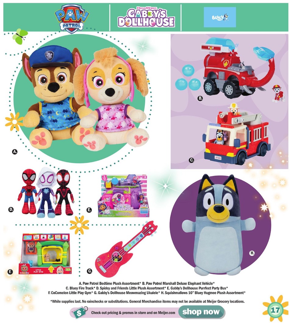 Meijer Ad Easter Toy Guide 17th – 31st March 2024 Page 17