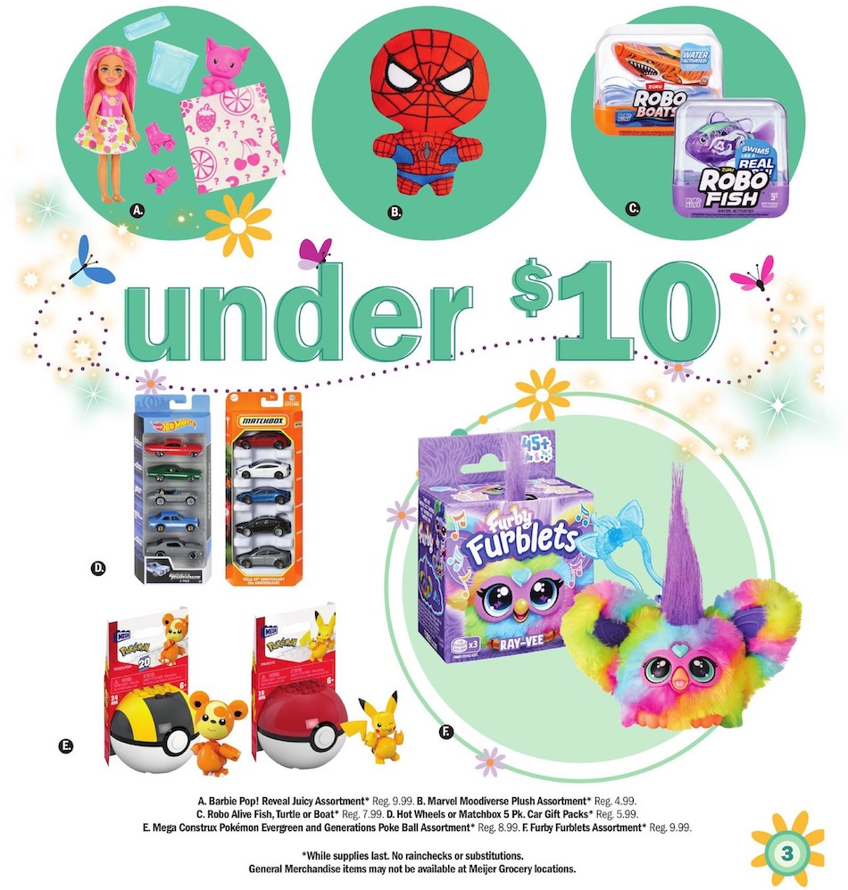 Meijer Ad Easter Toy Guide 17th – 31st March 2024 Page 3