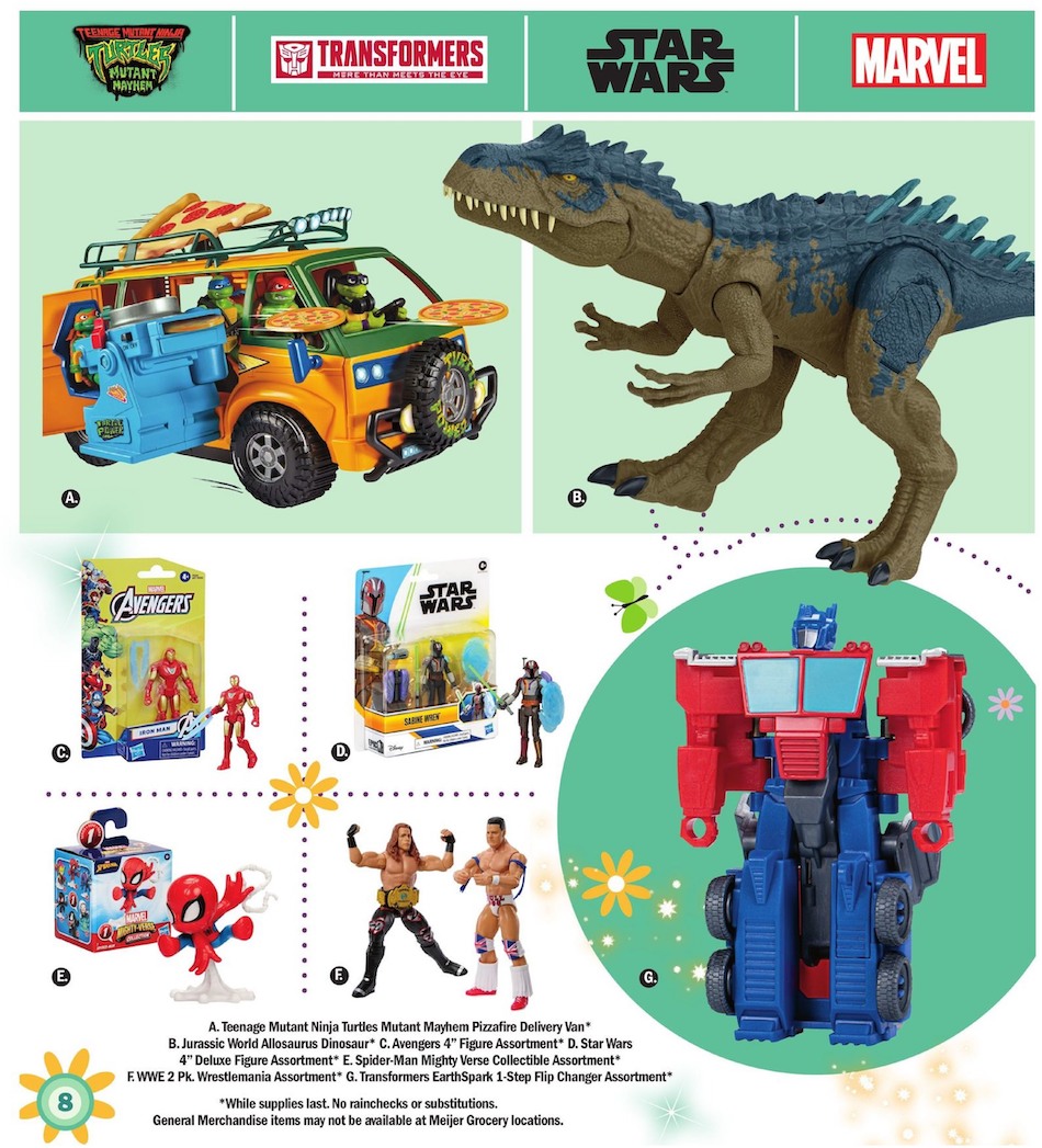 Meijer Ad Easter Toy Guide 17th – 31st March 2024 Page 8