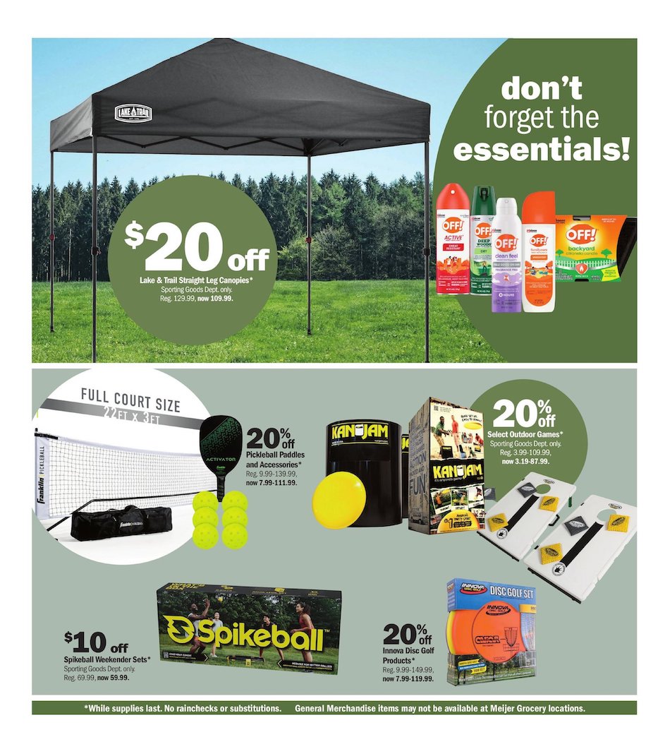 Meijer Ad Get Outside 21st – 27th April 2024 Page 5