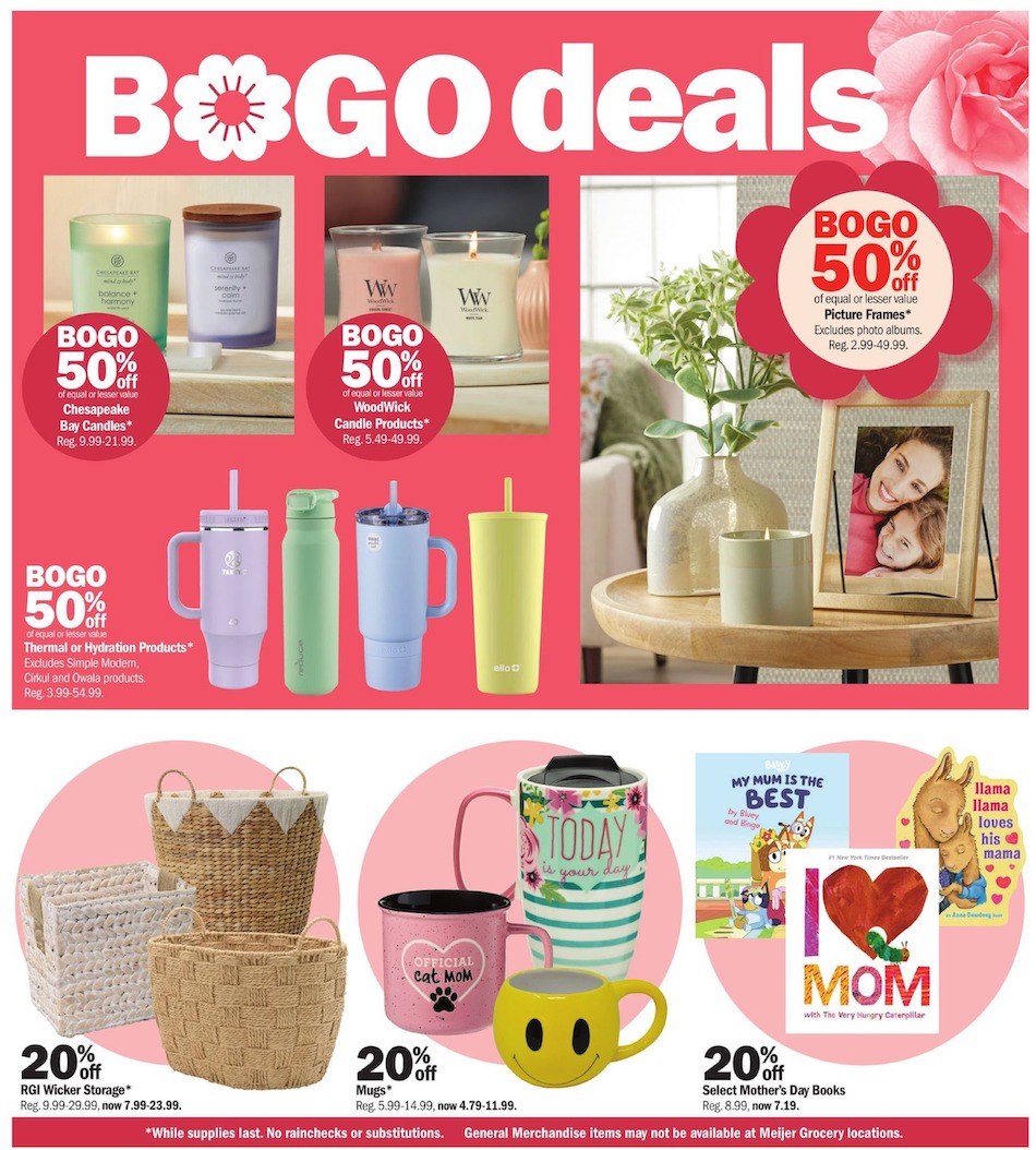 Meijer Mother’s Day Ad 28th April – 4th May 2024 Page 2