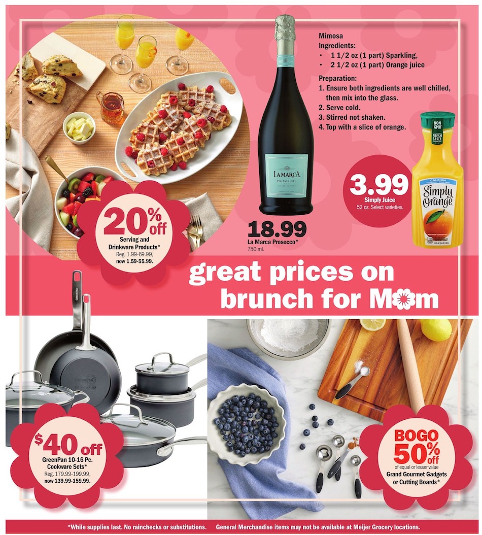 Meijer Mother’s Day Ad 28th April – 4th May 2024 Page 6