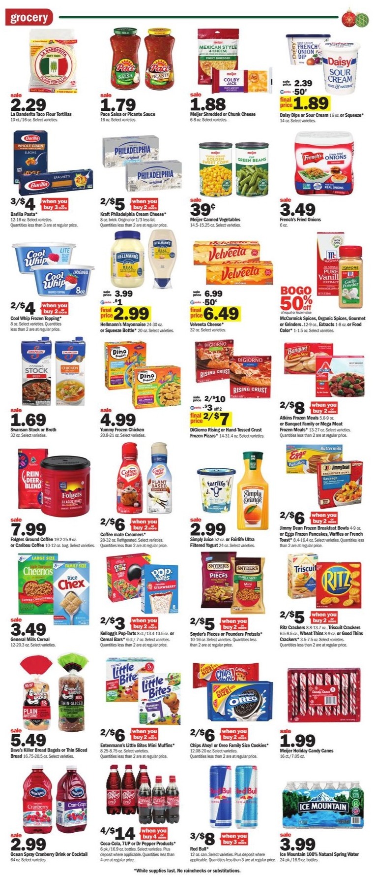 Meijer Weekly Ad 10th – 16th December 2023 Page 3