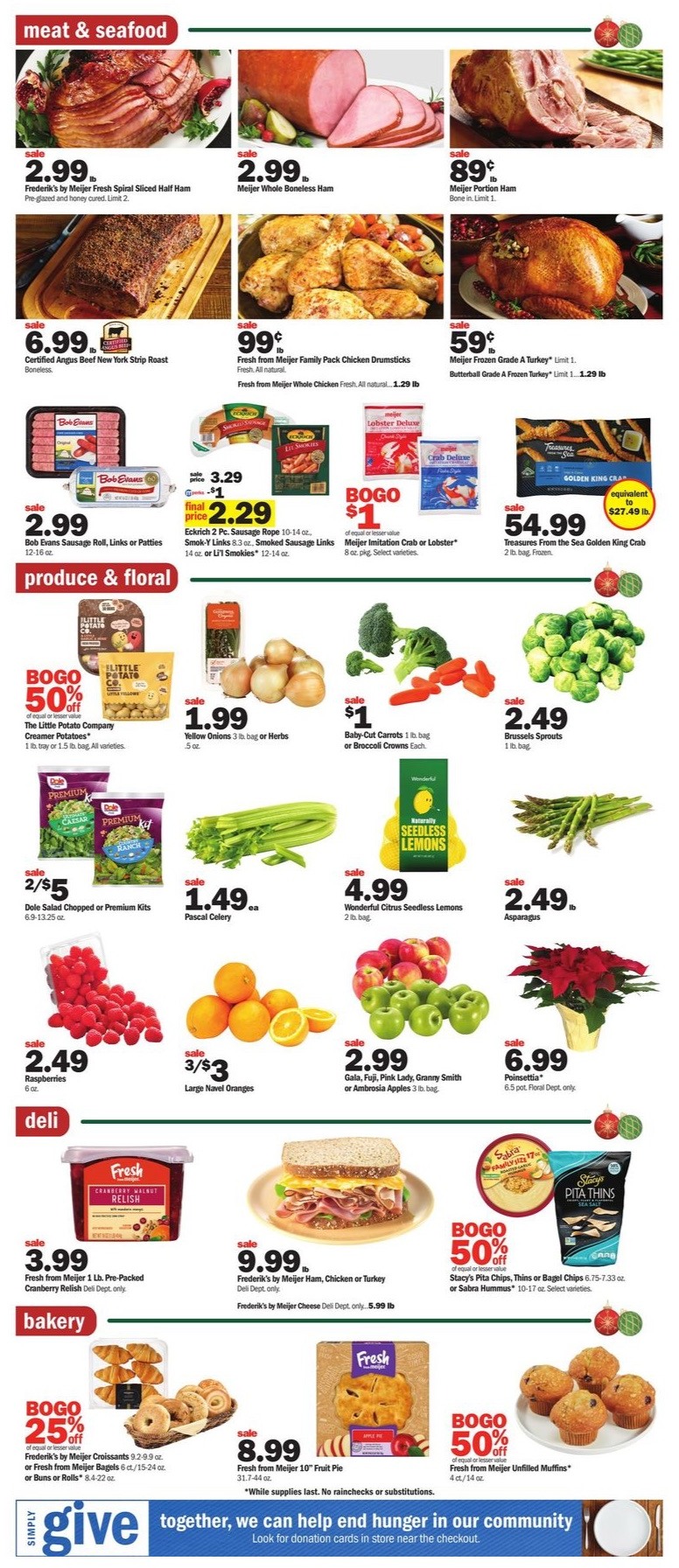 Meijer Weekly Ad Christmas 17th – 24th December 2023 Page 2
