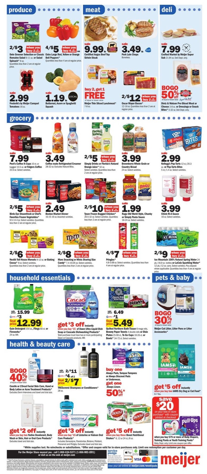 Meijer Weekly Ad 15th – 21st October 2023 Page 2