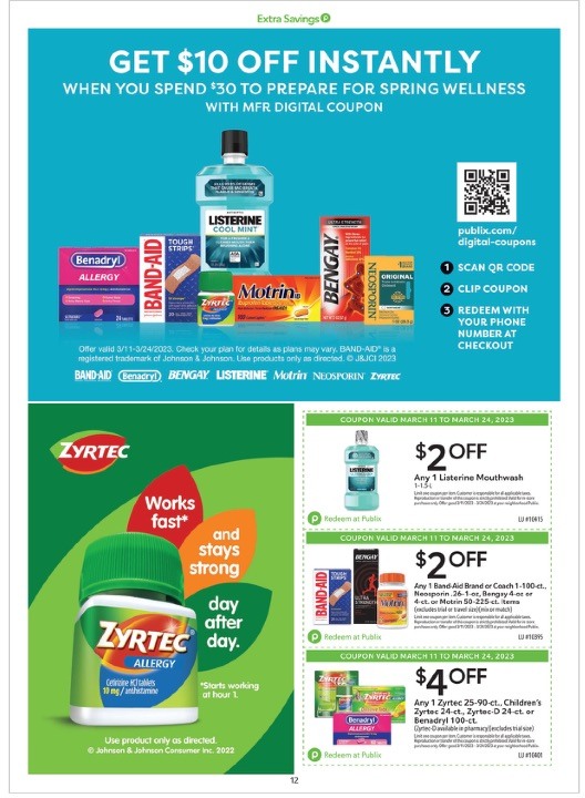 Publix Ad Coupons 11th – 24th March 2023 Page 12