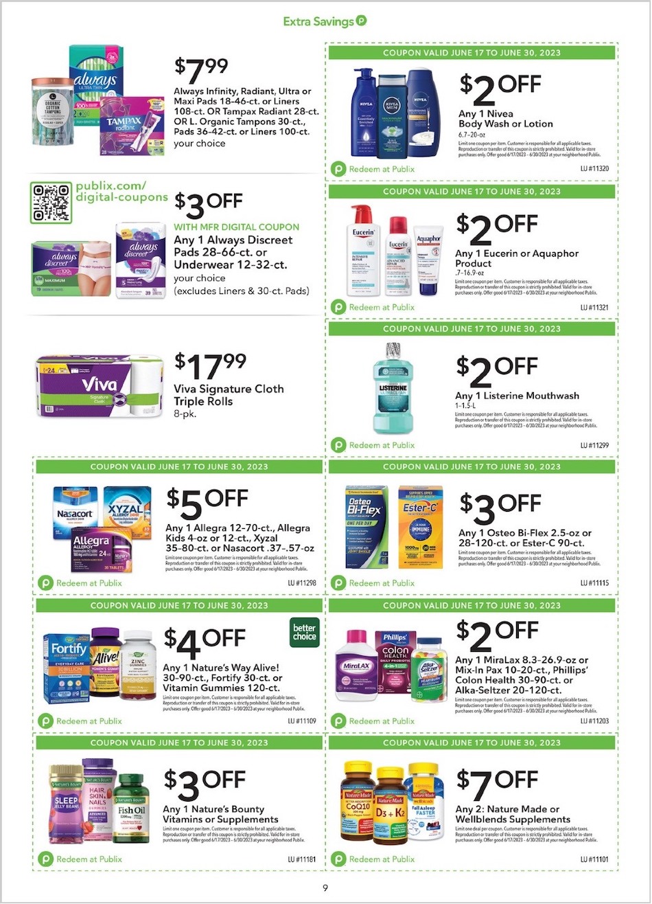 Publix Ad Extra 17th – 30th June 2023 Page 9