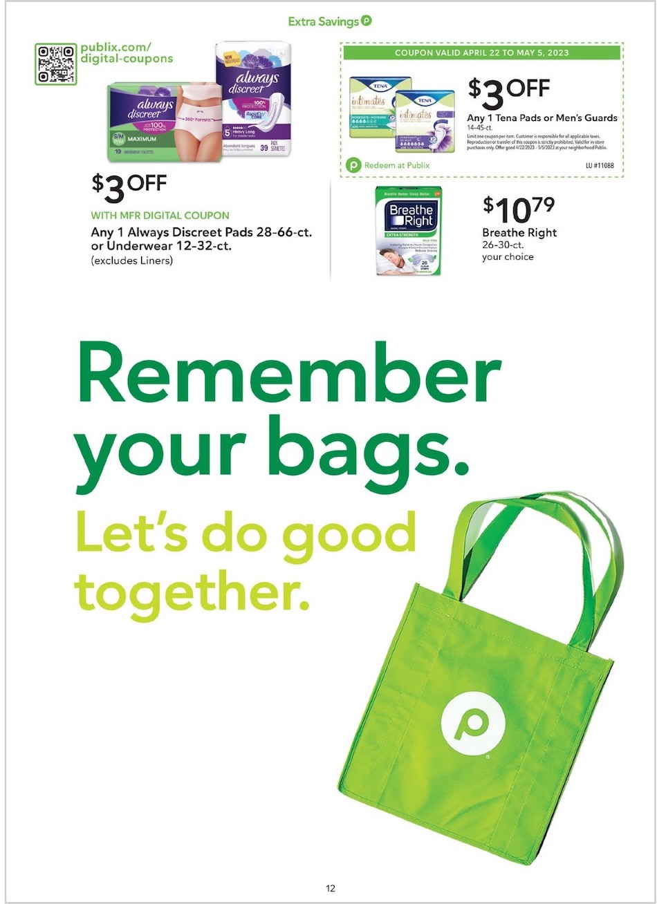 Publix Ad Extra Savings 22nd April – 5th May 2023 Page 12