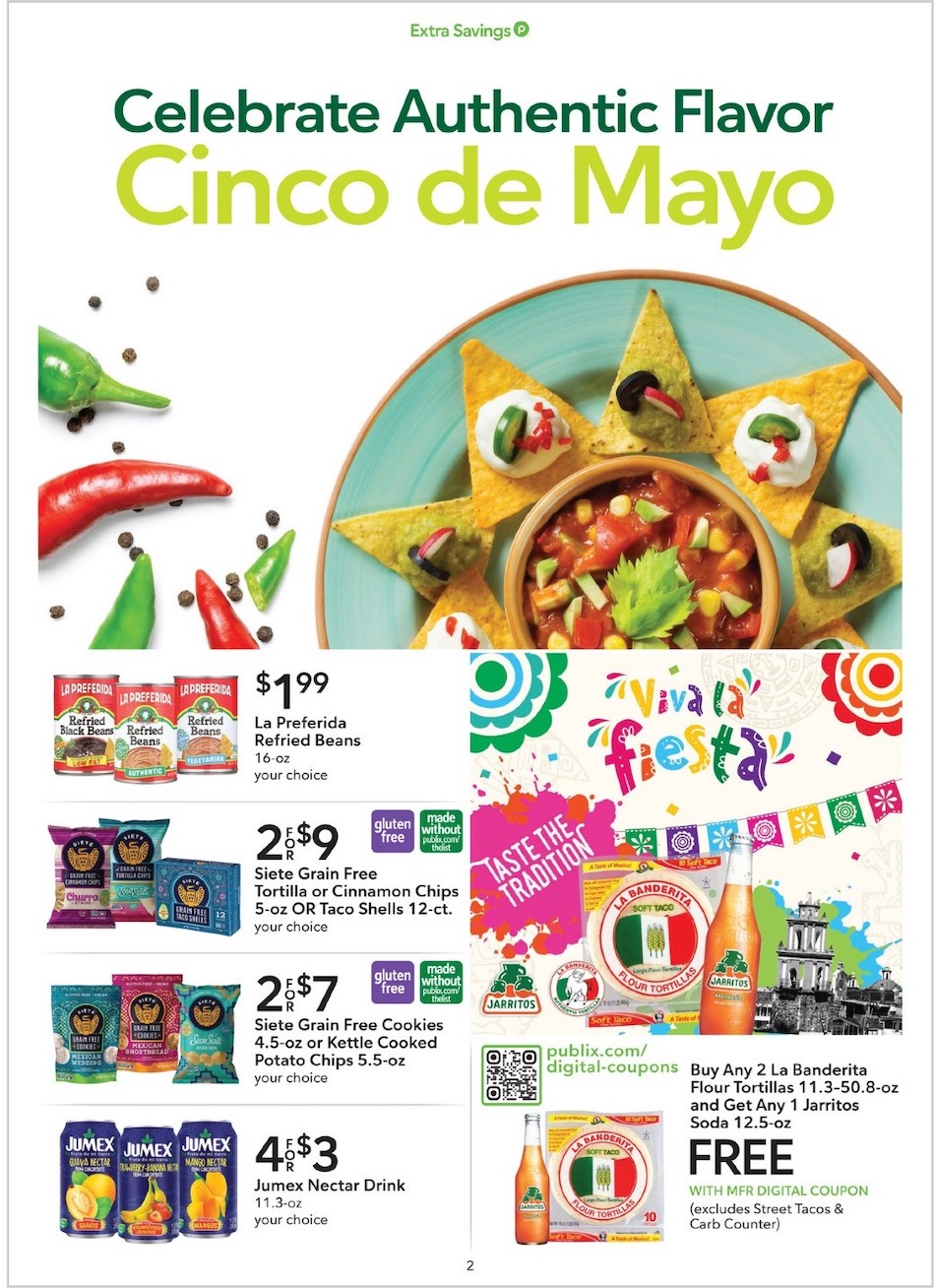 Publix Ad Extra Savings 22nd April – 5th May 2023 Page 2