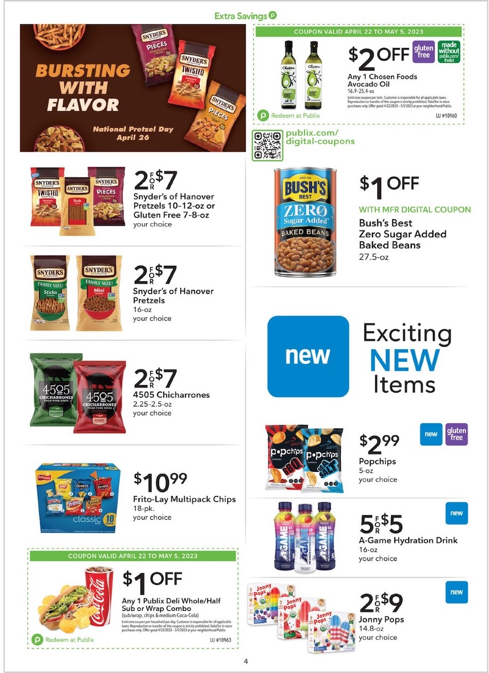 Publix Ad Extra Savings 22nd April – 5th May 2023 Page 4