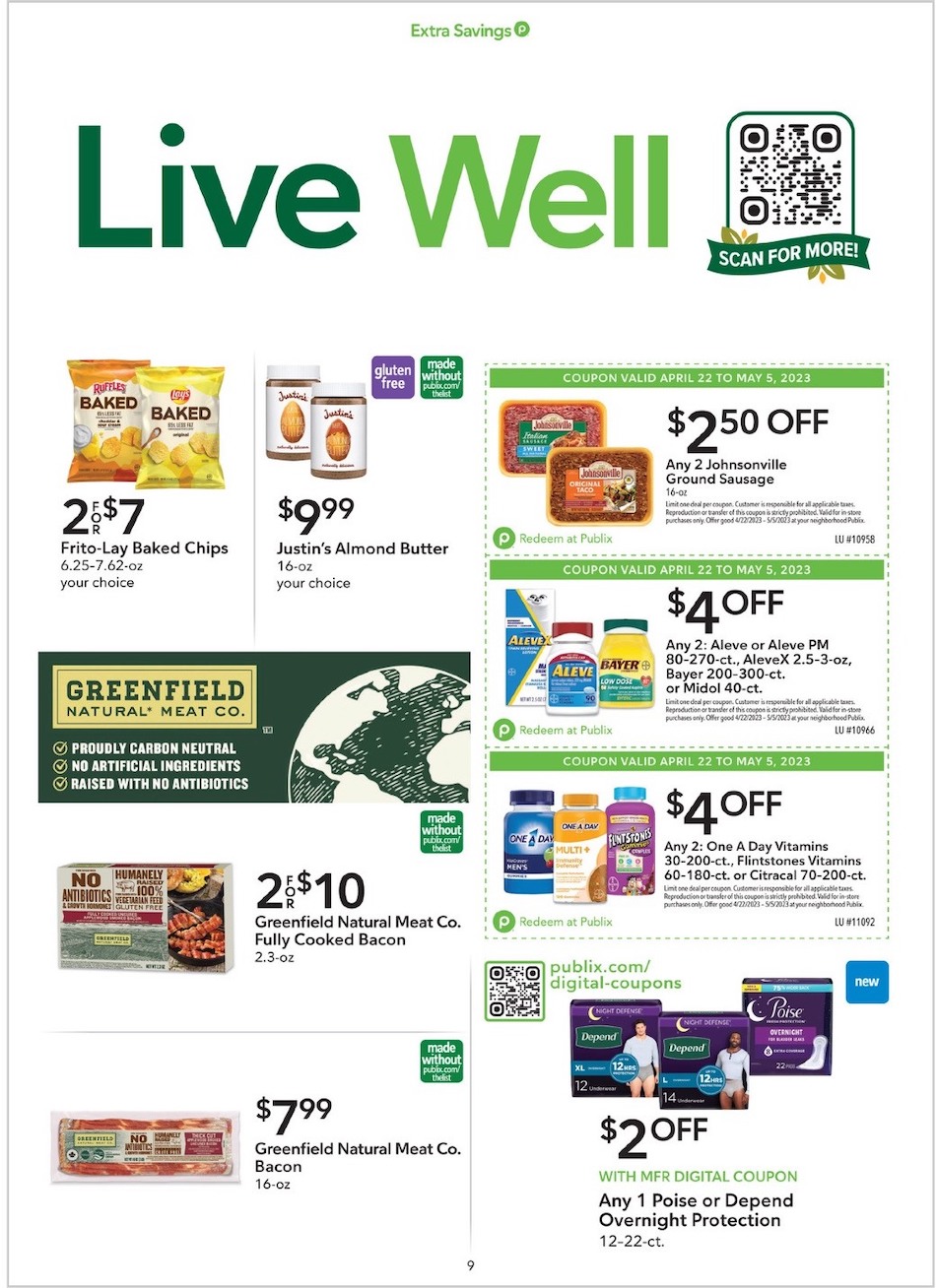 Publix Ad Extra Savings 22nd April – 5th May 2023 Page 9