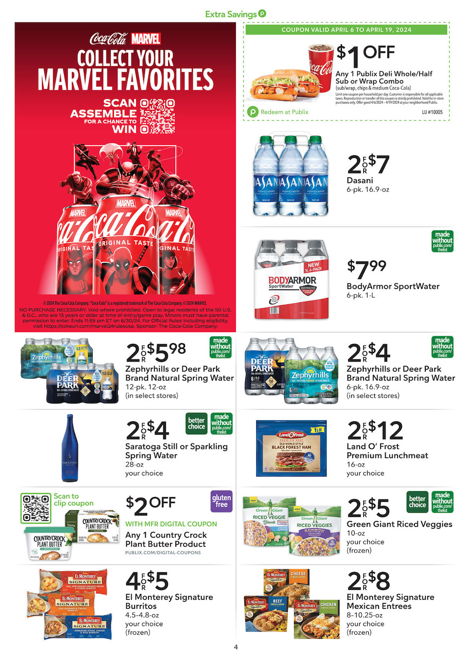 Publix Ad Extra Savings 6th – 19th April 2024 Page 4