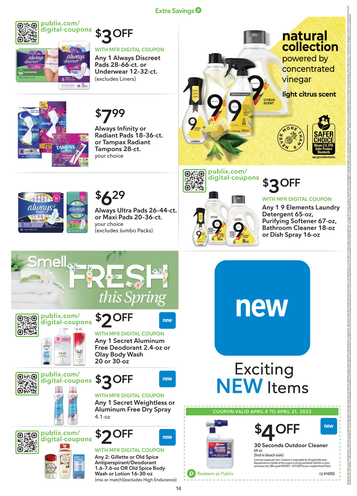 Publix Ad Extra Savings 8th – 21st April 2023 Page 14