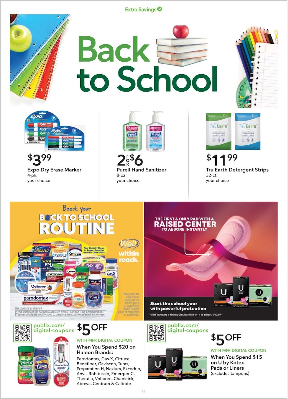Publix Ad Extra Savings 12th – 25th August 2023 Page 11