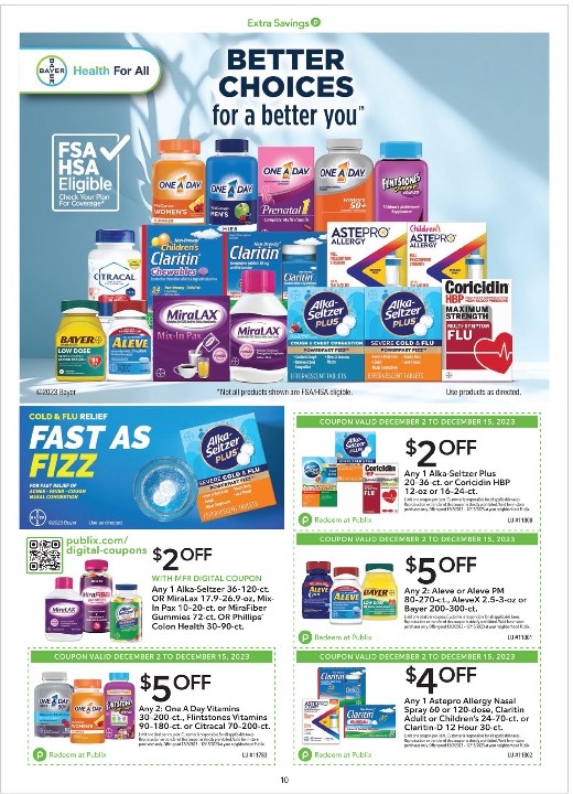 Publix Ad Extra Savings 2nd – 15th December 2023 Page 10