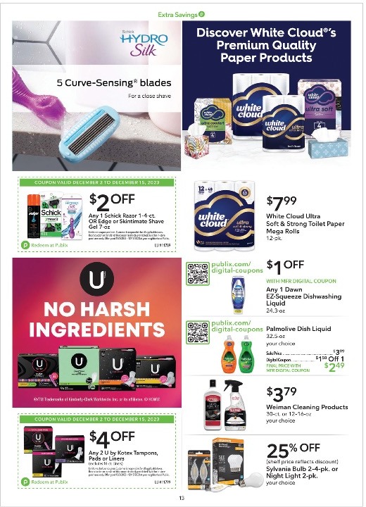 Publix Ad Extra Savings 2nd – 15th December 2023 Page 13
