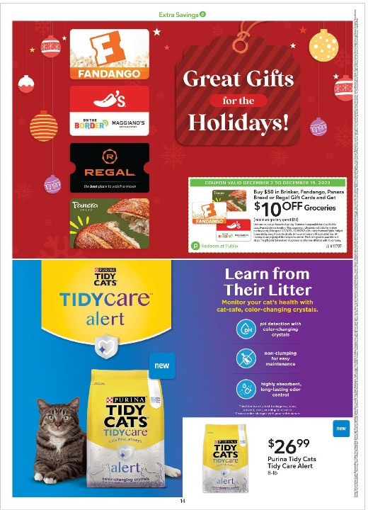 Publix Ad Extra Savings 2nd – 15th December 2023 Page 14