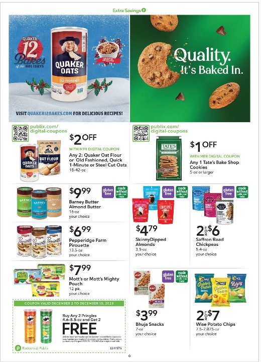 Publix Ad Extra Savings 2nd – 15th December 2023 Page 6