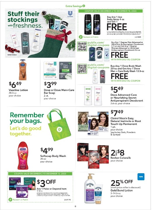 Publix Ad Extra Savings 2nd – 15th December 2023 Page 8