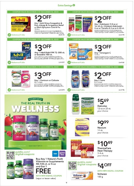 Publix Ad Extra Savings 2nd – 15th December 2023 Page 9