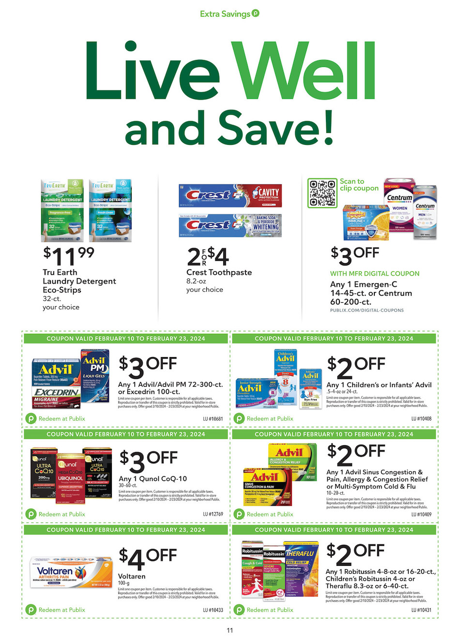 Publix Ad Extra Savings 10th – 23rd February 2024 Page 11