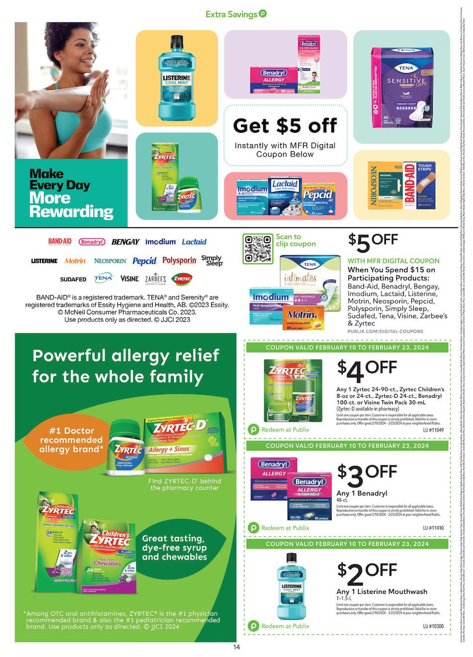 Publix Ad Extra Savings 10th – 23rd February 2024 Page 14