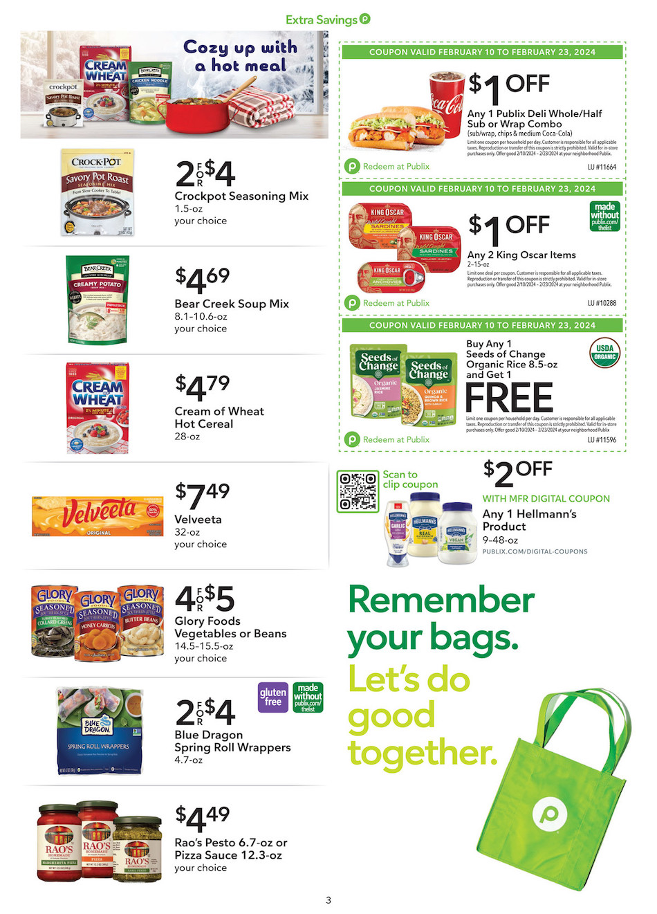 Publix Ad Extra Savings 10th – 23rd February 2024 Page 3