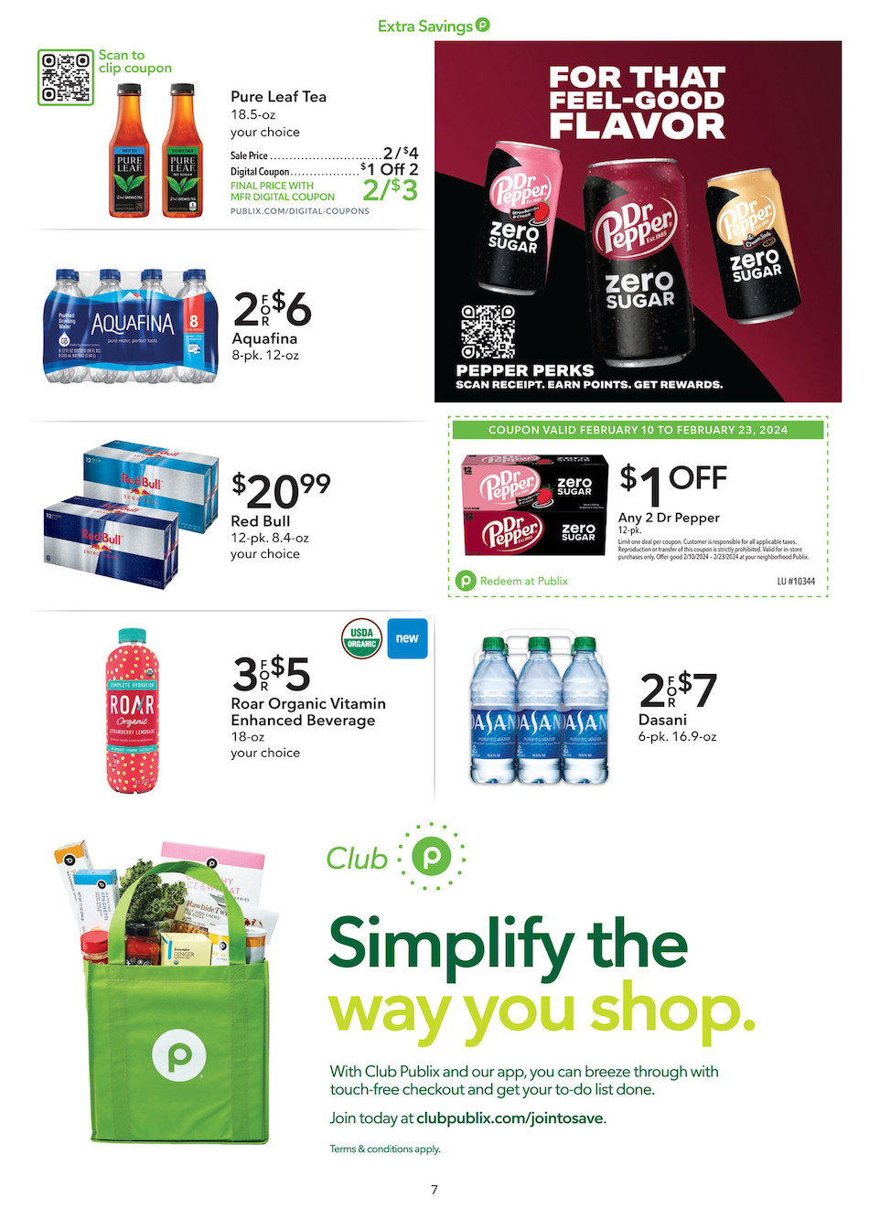 Publix Ad Extra Savings 10th – 23rd February 2024 Page 7