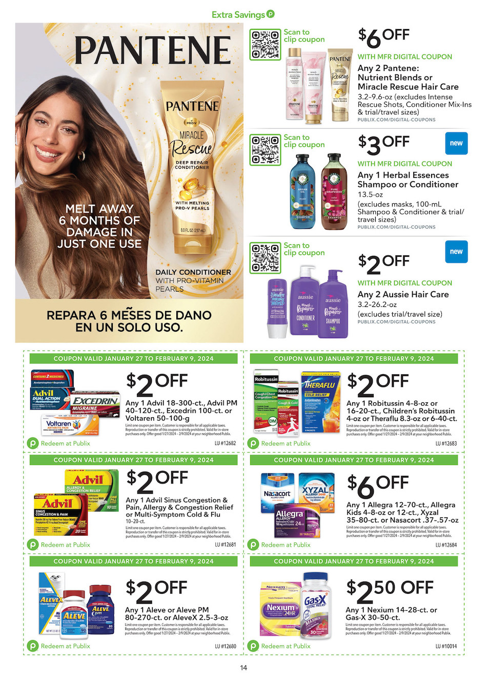 Publix Ad Extra Savings 27th January – 9th February 2024 Page 14