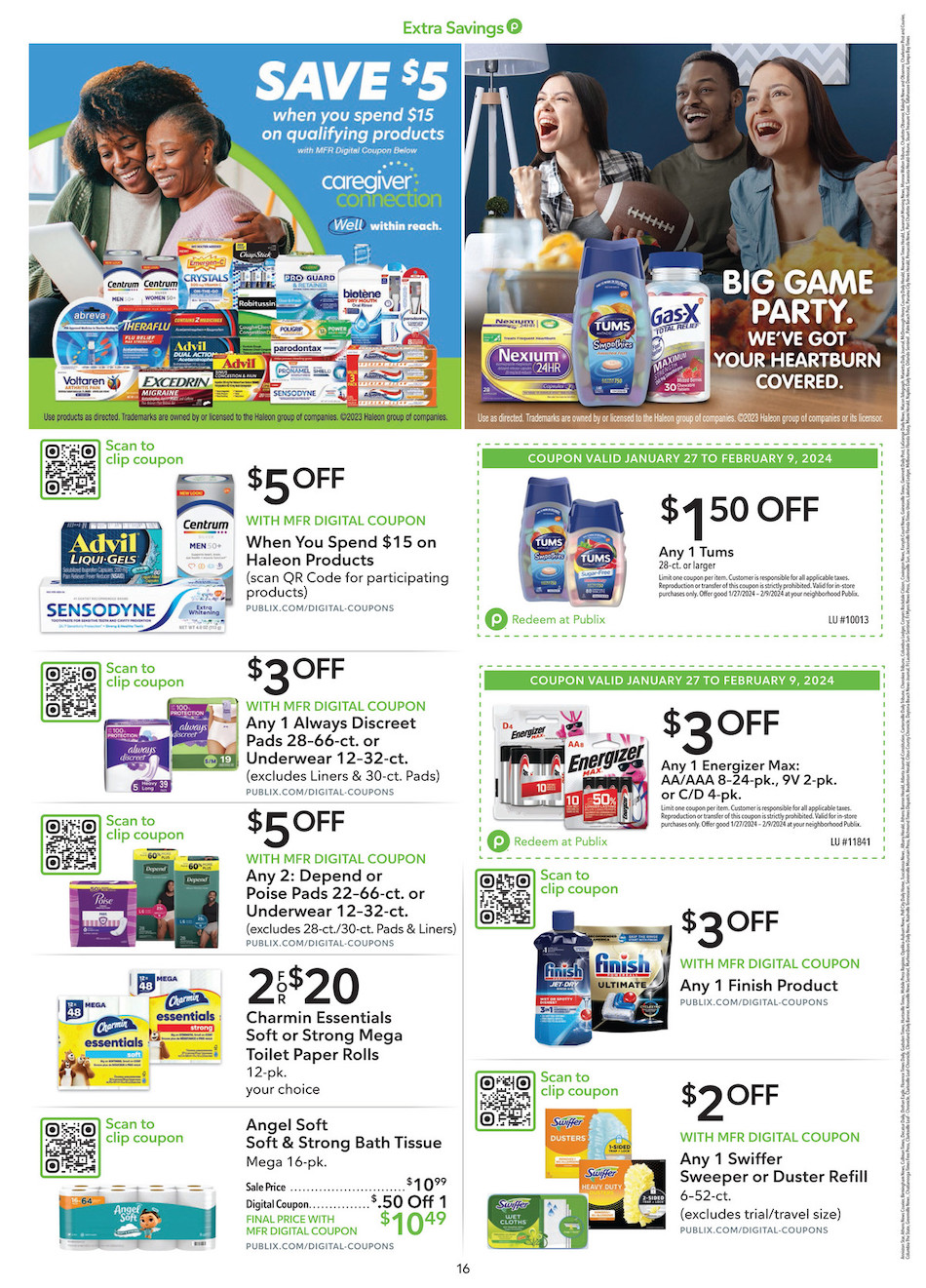 Publix Ad Extra Savings 27th January – 9th February 2024 Page 16