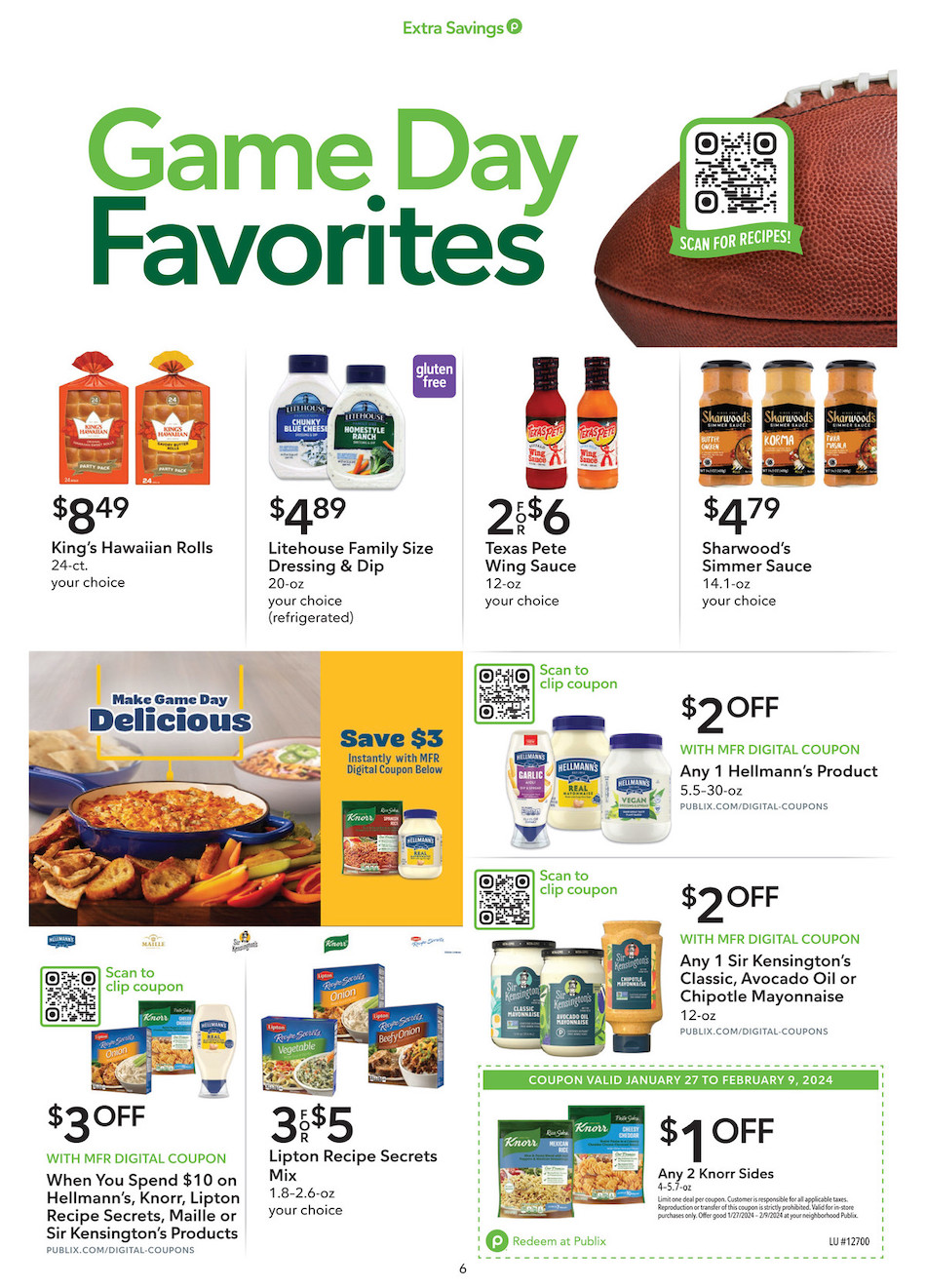 Publix Ad Extra Savings 27th January – 9th February 2024 Page 6