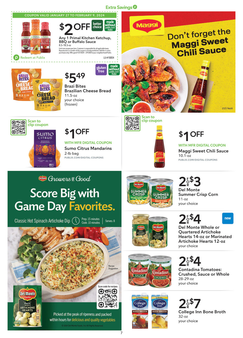 Publix Ad Extra Savings 27th January – 9th February 2024 Page 7