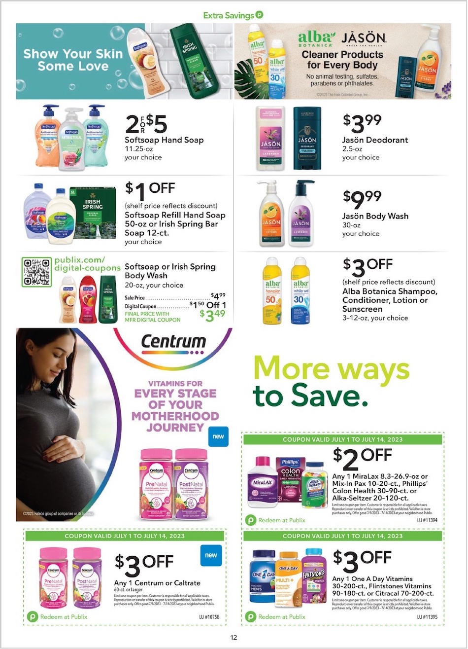 Publix Ad Extra Savings 1st – 14th July 2023 Page 12