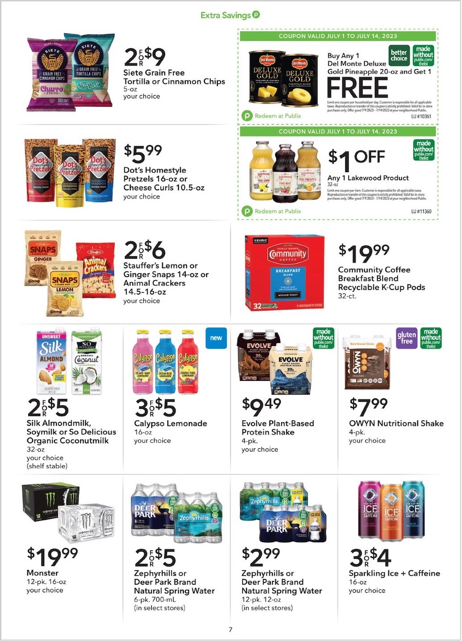 Publix Ad Extra Savings 1st – 14th July 2023 Page 7