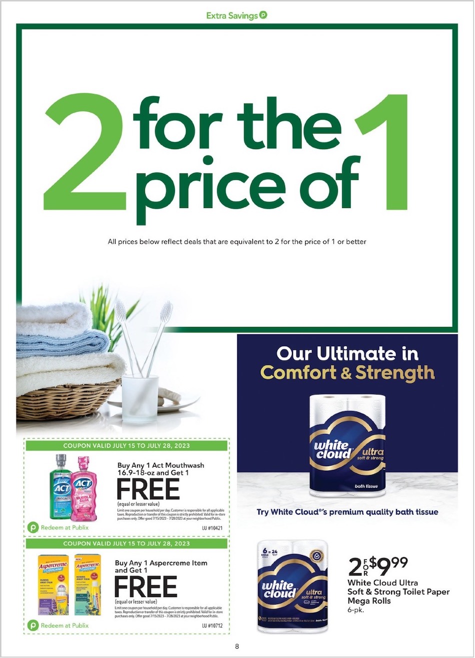 Publix Ad Extra Savings 15th – 28th July 2023 Page 8