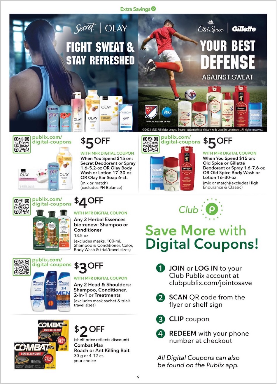 Publix Ad Extra Savings 15th – 28th July 2023 Page 9