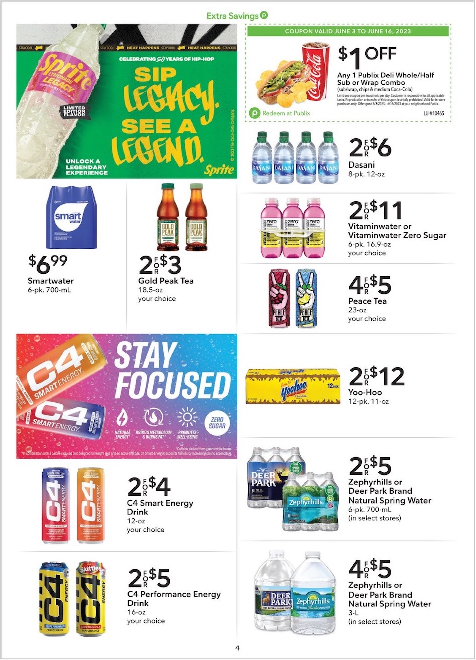 Publix Ad Extra Savings 3rd – 16th June 2023 Page 4