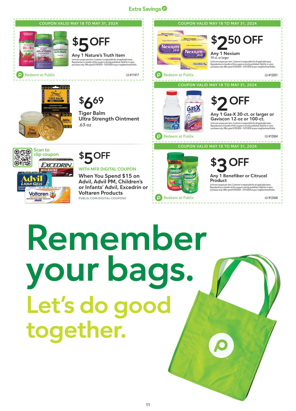 Publix Ad Extra Savings 18th – 31st May 2024 Page 11