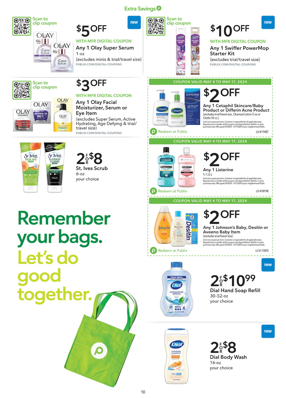 Publix Ad Extra Savings 4th – 17th May 2024 Page 10