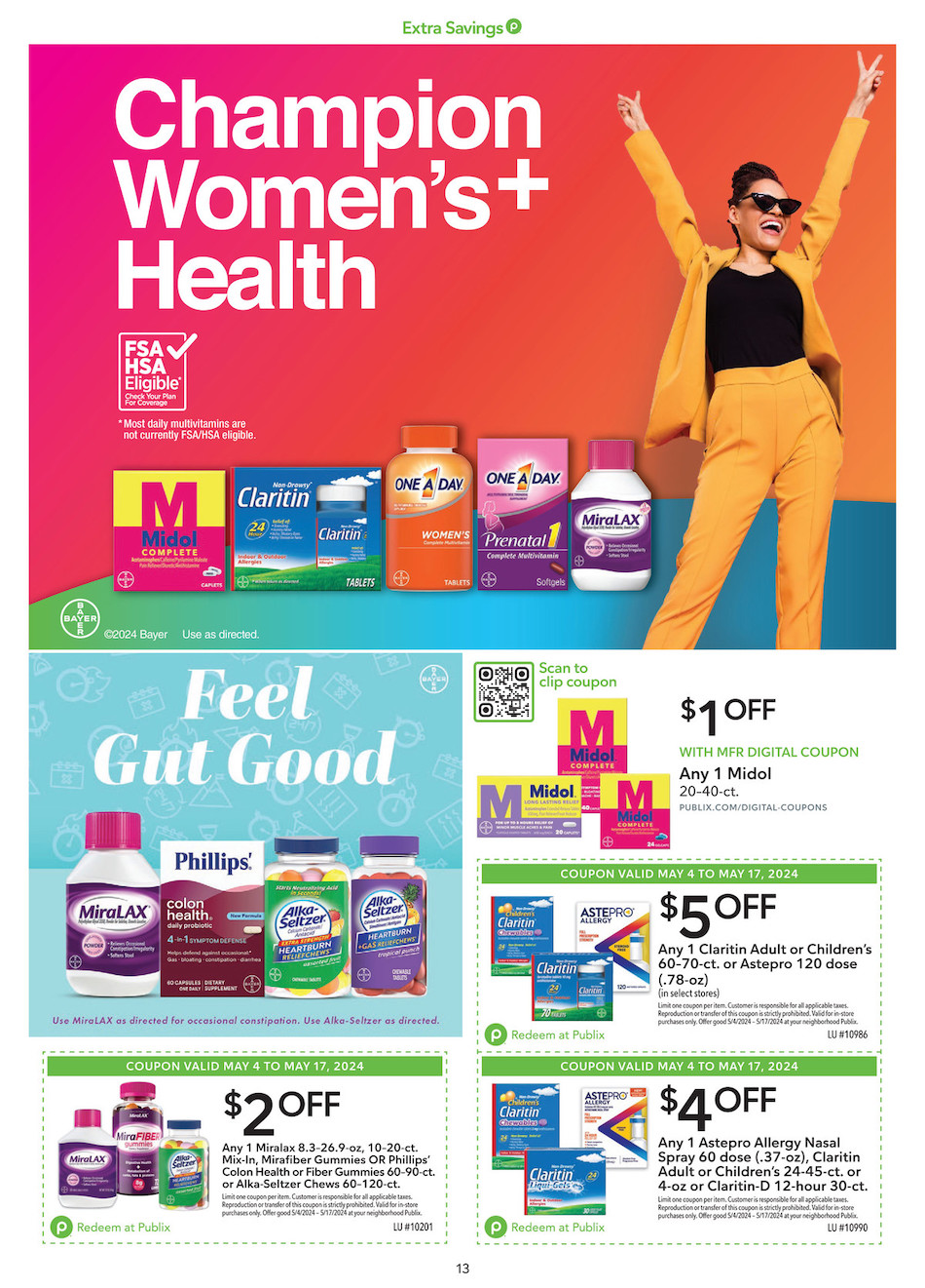 Publix Ad Extra Savings 4th – 17th May 2024 Page 13
