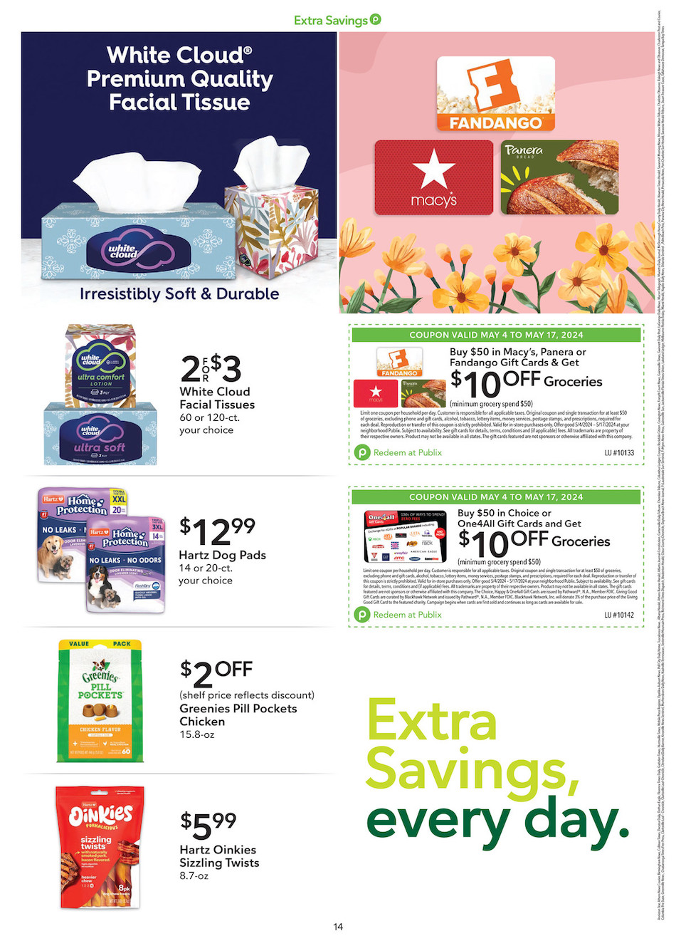 Publix Ad Extra Savings 4th – 17th May 2024 Page 14