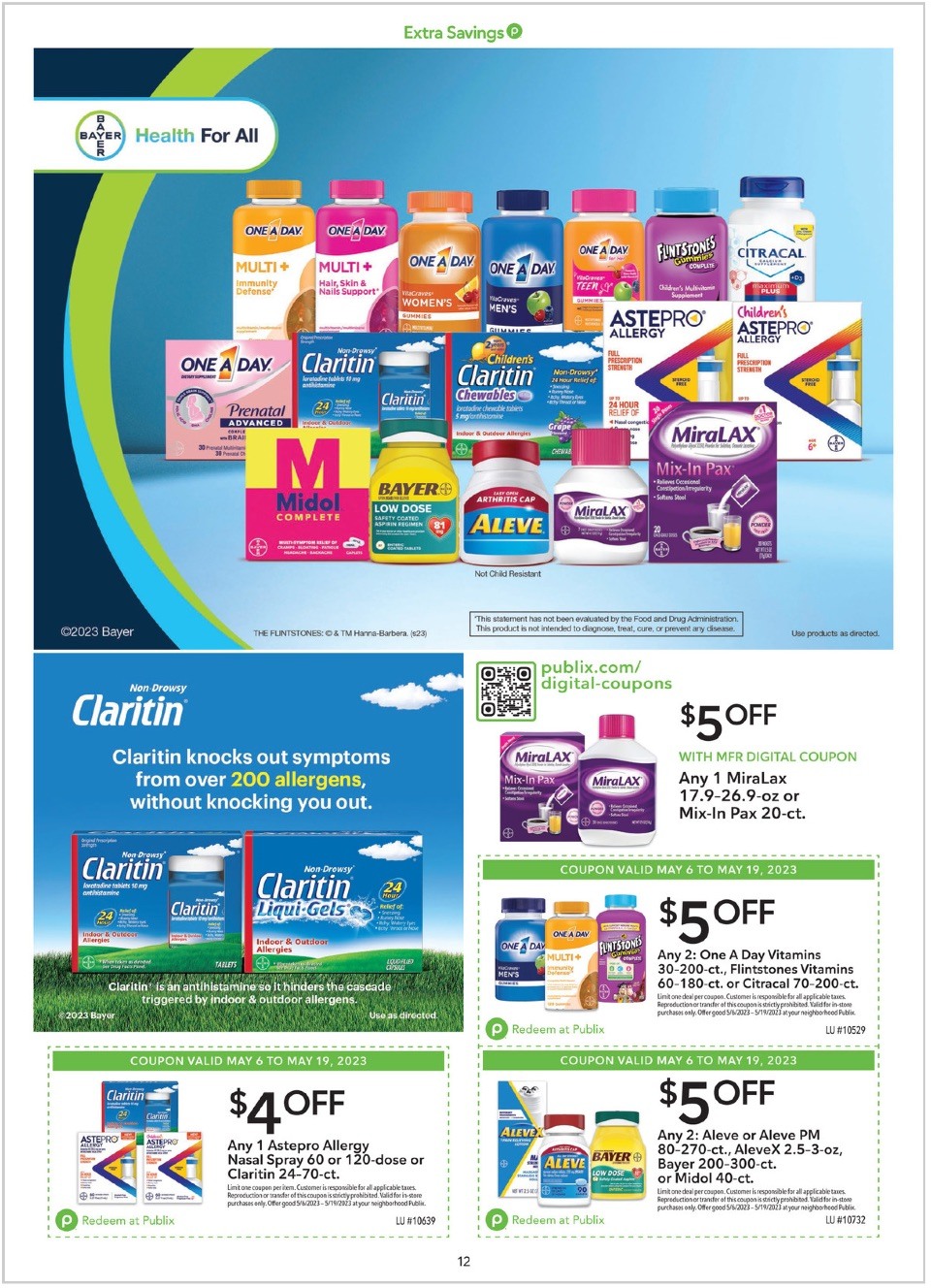 Publix Ad Extra Savings 6th – 19th May 2023 Page 12