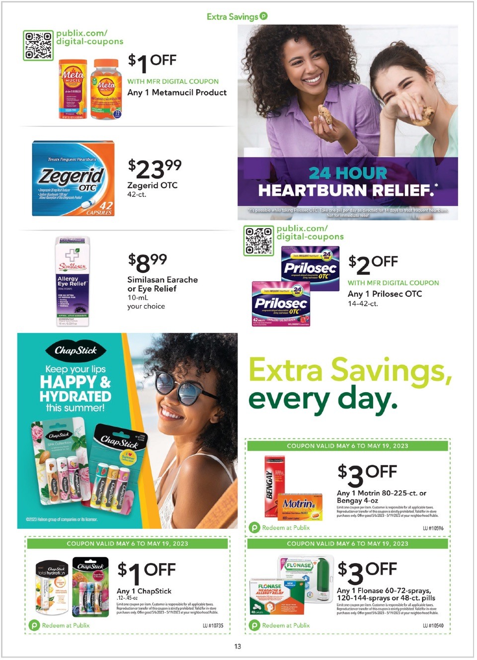 Publix Ad Extra Savings 6th – 19th May 2023 Page 13