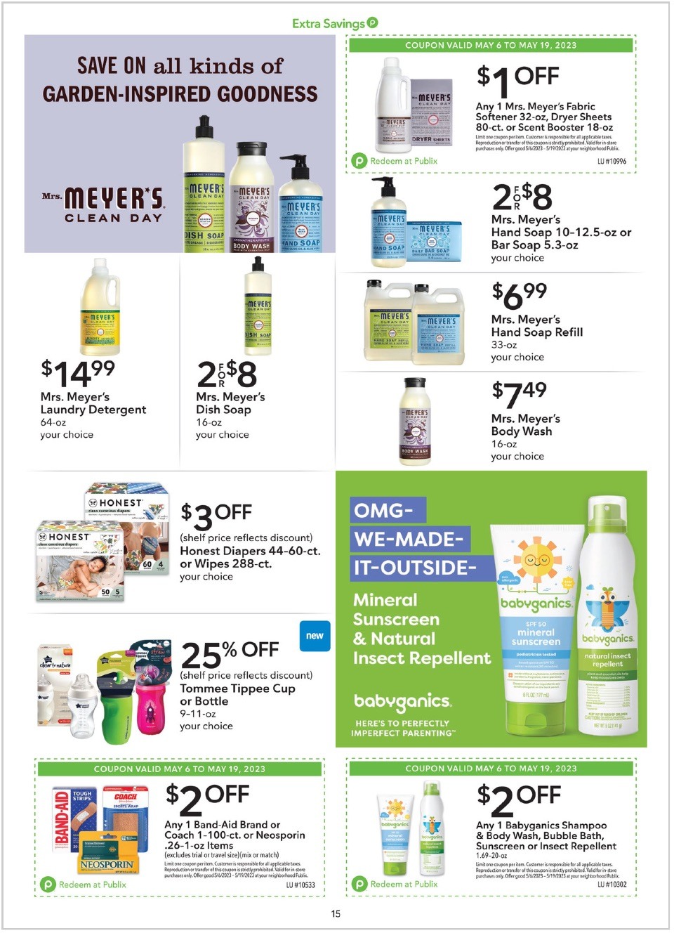 Publix Ad Extra Savings 6th – 19th May 2023 Page 15