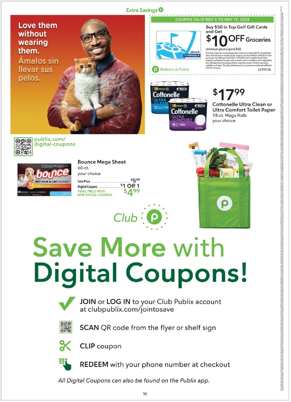 Publix Ad Extra Savings 6th – 19th May 2023 Page 16