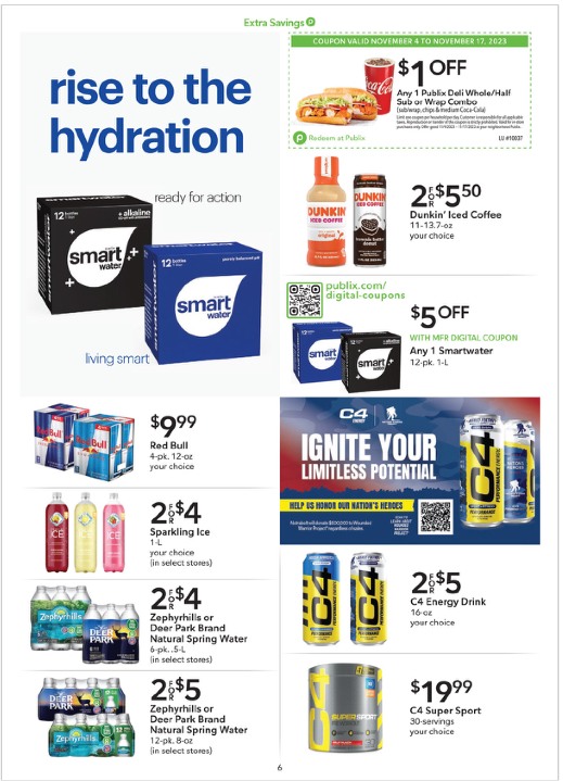 Publix Ad Extra Savings 4th – 17th November 2023 Page 6